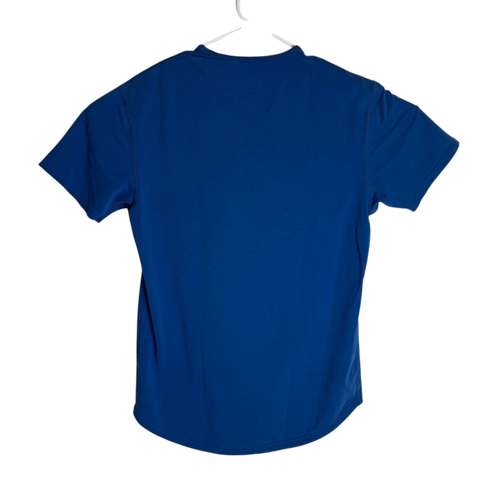 BYLT Mens Royal Blue Drop‎ Cut Pocket T Shirt Size M - Picture 4 of 6